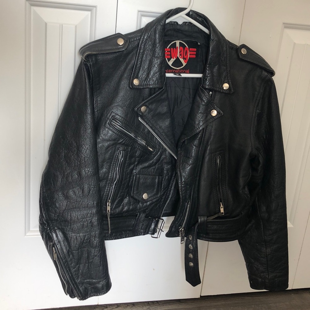 New age leather jacket, in good shape!